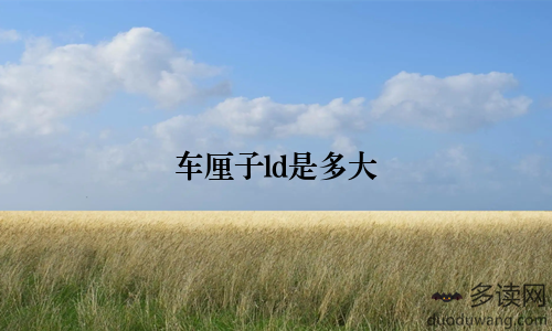 车厘子ld是多大