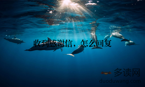 收到感谢信，怎么回复