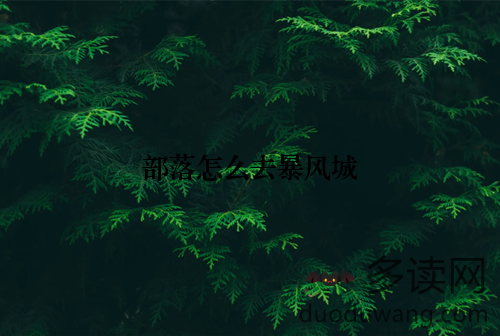 部落怎么去暴风城