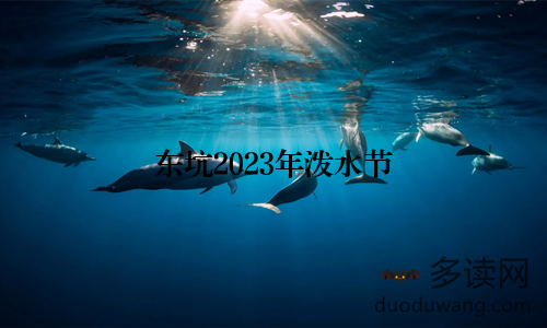 东坑2023年泼水节