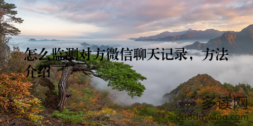 怎么监测对方微信聊天记录,方法介绍