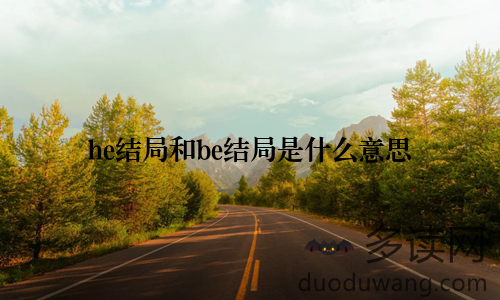 he结局和be结局是什么意思
