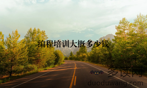 编程培训大概多少钱