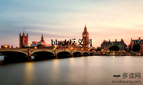 black反义词