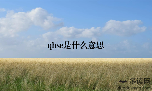 qhse是什么意思