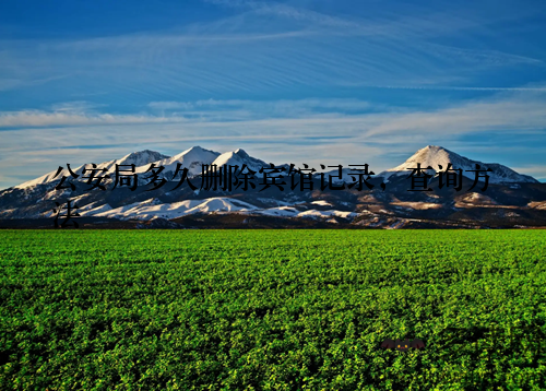 公安局多久删除宾馆记录，查询方法