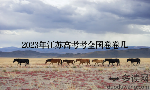 2023年江苏高考考全国卷卷几
