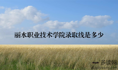 丽水职业技术学院录取线是多少