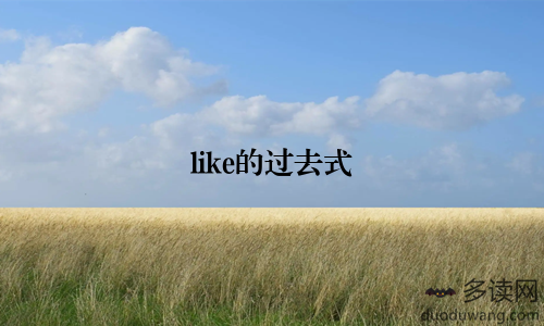 like的过去式