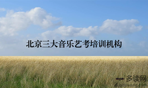 北京三大音乐艺考培训机构