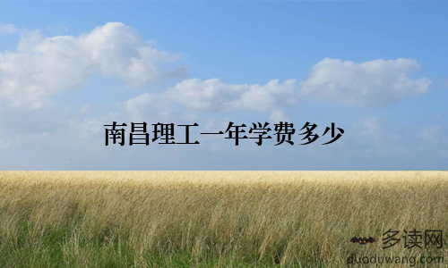 南昌理工一年学费多少
