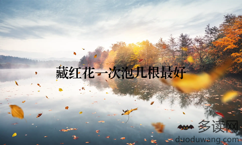 藏红花一次泡几根最好