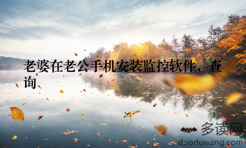 老婆在老公手机安装监控软件，查询