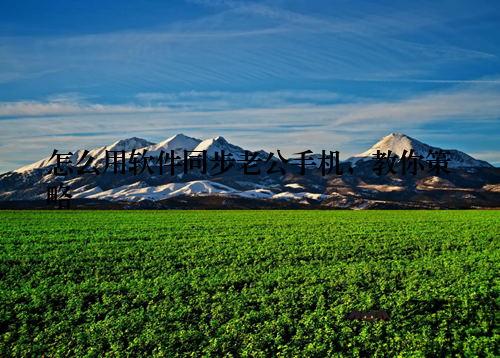 怎么用软件同步老公手机,教你策略