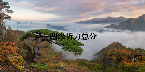 四级听力总分