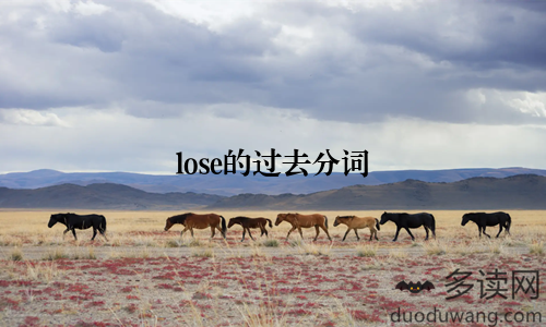 lose的过去分词