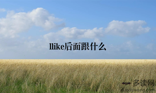 llike后面跟什么