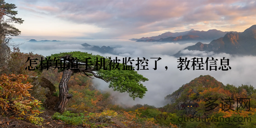 怎样知道手机被监控了，教程信息