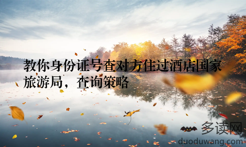 教你身份证号查对方住过酒店国家旅游局，查询策略