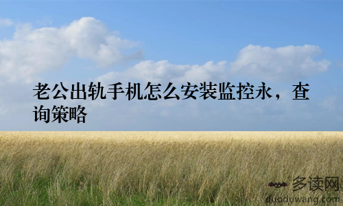 老公出轨手机怎么安装监控永，查询策略