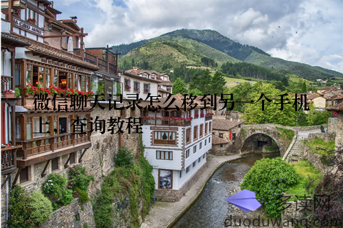 微信聊天记录怎么移到另一个手机上，查询教程