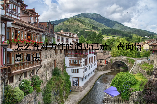 怎么查对方住的酒店记录，查询信息方法