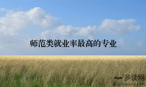 师范类就业率最高的专业