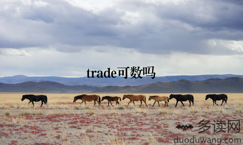 trade可数吗