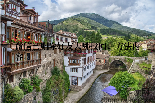 微信已删除好友去哪找回，方法内容