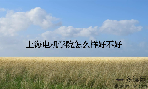 上海电机学院怎么样好不好