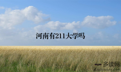 河南有211大学吗