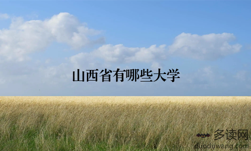 山西省有哪些大学