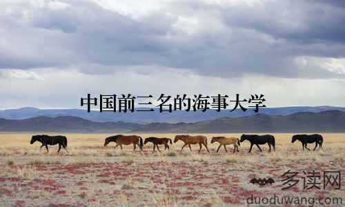 中国前三名的海事大学