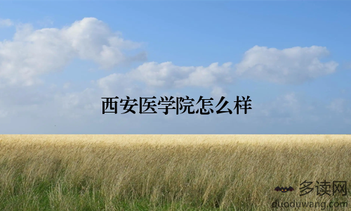 西安医学院怎么样