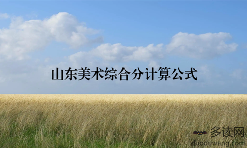 山东美术综合分计算公式