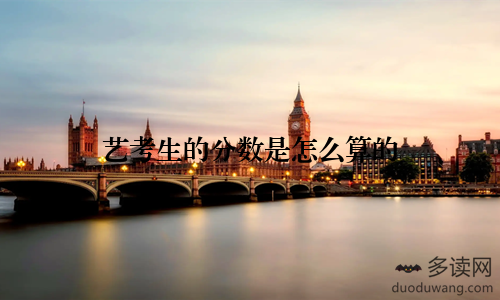 艺考生的分数是怎么算的