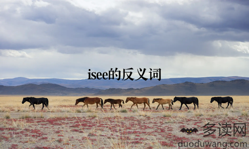 isee的反义词