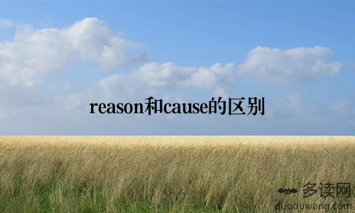 reason和cause的区别
