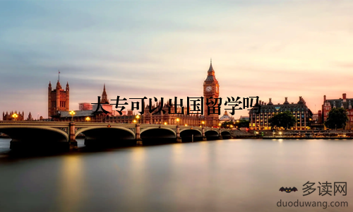 大专可以出国留学吗