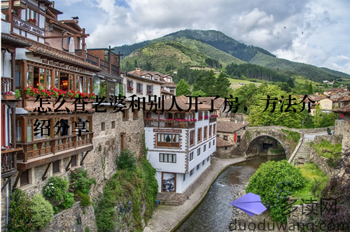 怎么查老婆和别人开了房，方法介绍分享