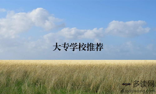 大专学校推荐